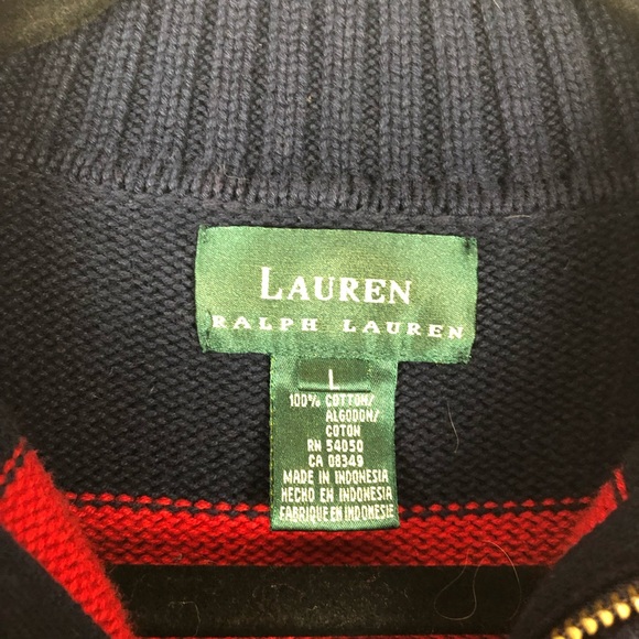 Vintage Lauren Ralph Lauren Quarter Zip Sweater - Picture 4 of 5